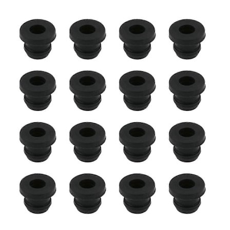 16 stk. varmebestandige gummipropper til gaskomfur, skruebeskyttelse og spildsikkerhed, reservedele til campingvogne