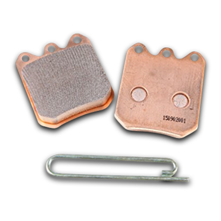 Bromsbelägg Full Metal Sno-X - Polaris 550 Voyageur 155 2019-2021