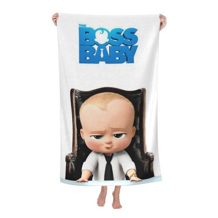 (Baby Boss) Ekstra Stort Hurtigtørrende Strandhåndklæde Sandafvisende Mikrofiber, 132x81 cm, Ultrablødt, Letvægt til Rejser, Svømning #BYFN[D]