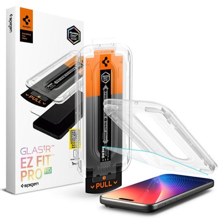 Spigen iPhone 17 Pro Max/16 Pro Max Skärmskydd GLAS.tR "Ez Fit Pro"