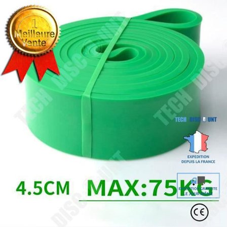 Motståndsband - TD - Typ grön - Latex - Intensiv användning - Blandad