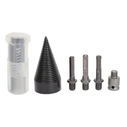 5 st Vedklyvklyvborr Stål Vedklyvstockar Bits Avtagbar stålborr 50mm