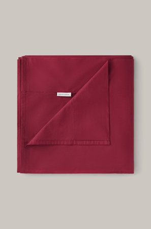 Staycation - Lakan Magnificent i bomullspoplin - Röd - Lakan - 180X270 - Från Homeroom