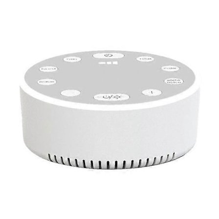 Hvit Støy Maskin Volum Justerbar Minnefunksjon Flere Søvnlydeffekter Kompakt Størrelse Bærbar Hvit Støy Maker Søvnhjelpemiddel