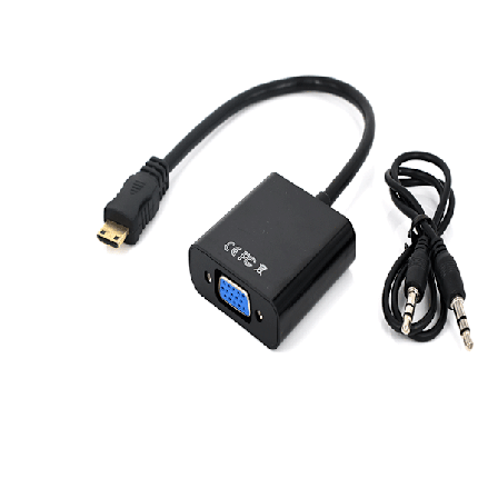 mini hdmi till vga hd adapterkabel
