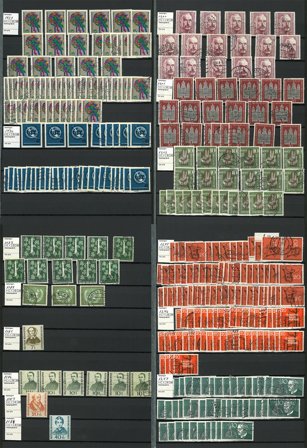 Vesttyskland - Dubletsamling i 2 indstiksbøger