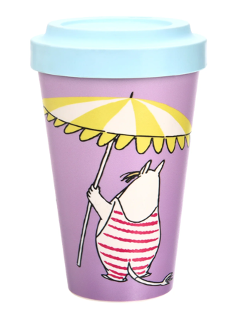 Mummi To-Go Kopp På Stranden Lilla 450ml