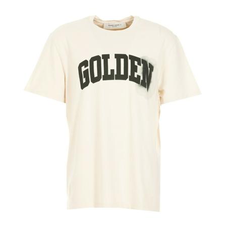 Golden Goose, T-Shirts Wit, Heren, Maat:L