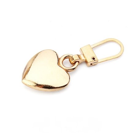 5 STK Metal Lynlåshoved Lynlås GULD Guld