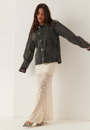 Dr. Denim - Evon Worker Jacket - V60 Aged Black