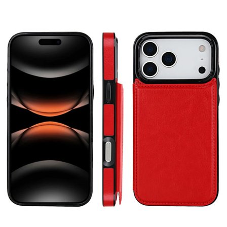 iPhone 17 Pro Skal Plånboksskydd med Premium Finish