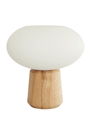 Watt&Veke Olivia Table Natural Belysning Vit 26x25x25 cm