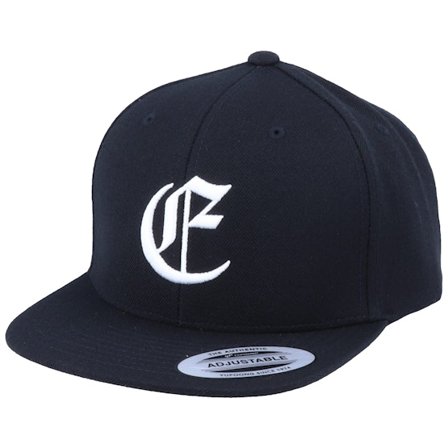 Kiddo Cap - Nero snapback Cappellino - Kids E Letter 3D Black Snapback @ Hatstore