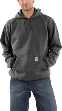 Carhartt Men's Hooded Sweatshirt Men long-sleeved sweaters Grey M