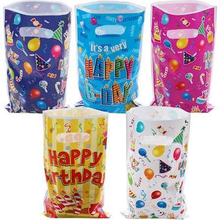 50 stk. Børnefest Gaveposer, Fødselsdag Godteposer, Børnefødselsdag