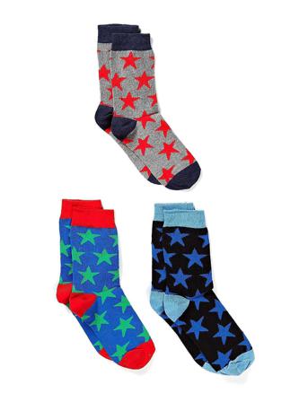 Cr7 Kids Socks 3-Pack Socks & Tights Socks Multi/mønstret CR7