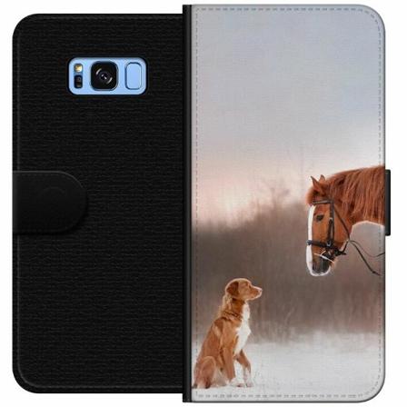 Samsung Galaxy S8 Plånboksfodral Häst & Hund