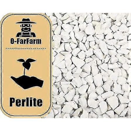 Grov Perlite Bulk - Grov Perlite til Havebrug til Indendørs Planter 5-10mm 2qt