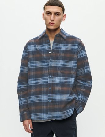 WOOD WOOD Wwcooper Shirt 25236 - Blue - XS