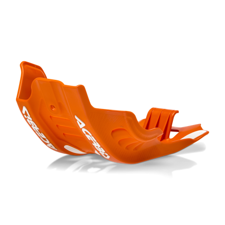 Piastra Paramotore Acerbis Arancio-Bianco - KTM 450 EXC-F 2020-2021