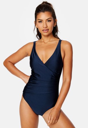 BUBBLEROOM Hilde Shaping Swimsuit Dark blue Klær