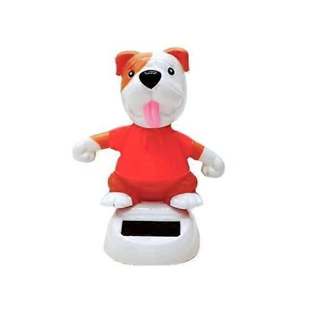 Aurinkoenergialla toimiva auton sisätilan koriste-eläinhahmo, heiluva malli, auton kojelaudan koriste, lasten lahjalelu uusi