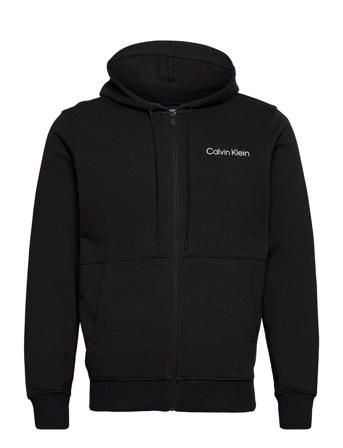 Pw - Fz Hoodie Black Calvin Klein Performance