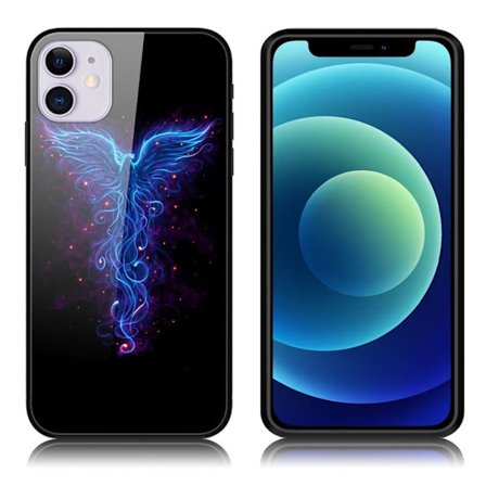 Fantasy iPhone 12 Mini skal - Blå Fenix