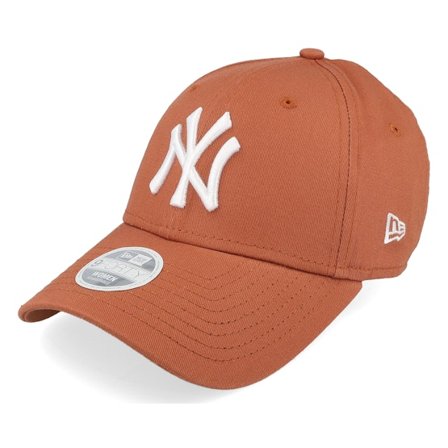 New Era - Naranja adjustable Gorra - New York Yankees Womens League Essential 9FORTY Rust Adjustable @ Hatstore