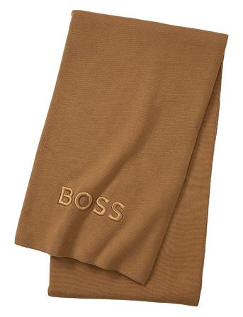 Boldlogo Throw Home Textiles Cushions & Blankets Blankets & Throws Brown Boss Home