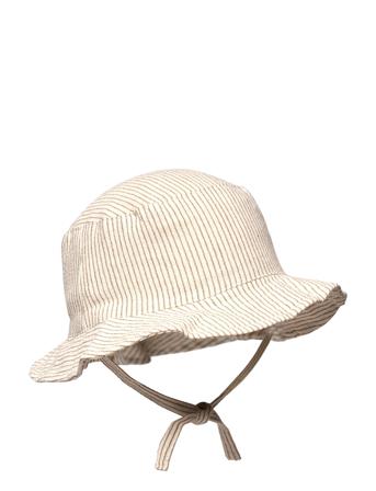 Nbmhefanne Sun Hat W. Earflaps Solhatt Brun Name It