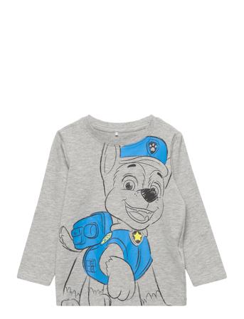 Nmmjunas Pawpatrol Ls Top Box Cplg Langærmet T-shirt Grå Name It