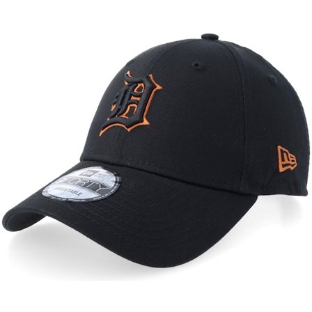 New Era - Negro adjustable Gorra - Detroit Tigers Team Outline 9FORTY Black Adjustable @ Hatstore