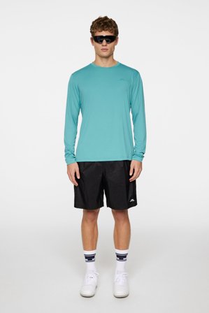 J.Lindeberg - Ade T-shirt LS - Active - Blue - Men - XXL