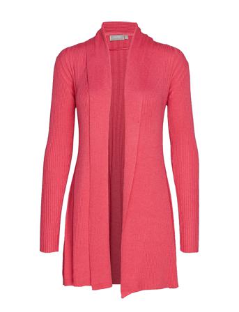 Zubasic 61 Cardigan Stickad Tröja Cardigan Rosa Fransa