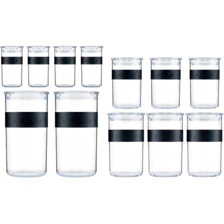 Bodum Presso-säilytyssarja, 12 osaa