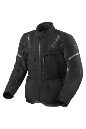 REV'IT! Sand 5 H2O MC-jacka Svart/Grå M