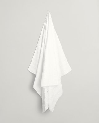 GANT - GANT new haven jacquard strandhåndkle 100x180cm white