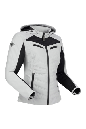 Segura Natcho Vented MC-Jacka Dam Ljusgrå/Vit S
