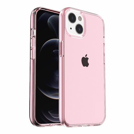 Transparent Case for iPhone 13 - Pink
