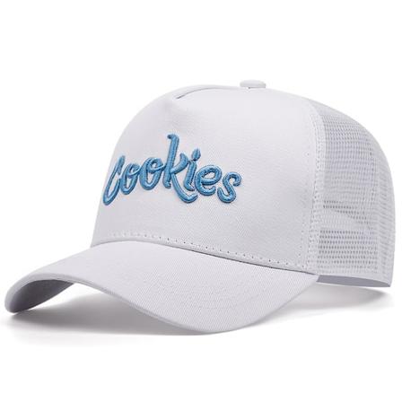 Miesten Kirjailtu Mesh Baseball-Lippis Kes S dett viss Hengitt v Trucker Hat Lahjat White