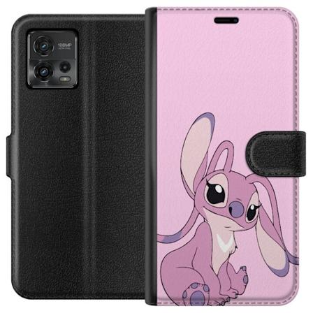 Motorola Moto G72 Tegnebogsetui Stitch lyserød