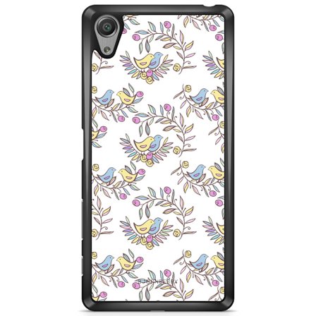 Bjornberry Skal Sony Xperia X - Fågelmönster