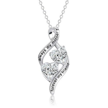 Gave til mamma/søster/datter/bestemor/kone Halskjede, Sterling Sølv Halskjede Smykker Gave til mamma | Morsdagsgaver Bursdagsgaver