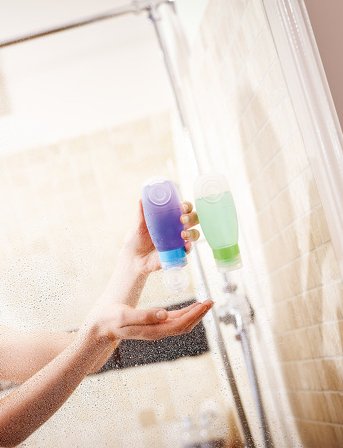 Go Travel Squeezy Bottles - White - ONE SIZE