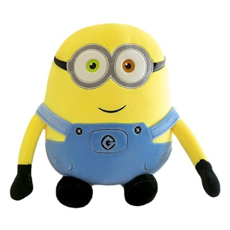 Little Yellow Man Plysch Toy Doll Dubbelögd gul person