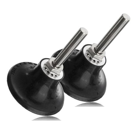 2 st Roll-Lock Slip-Sandpappershållare 2 tum Roll-Lock Slip-Sandpapperskiva med 1/4 skaft Snabbväxlingsadapter