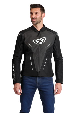 Motorjas Ixon Prodigy Zwart/Antraciet/Wit XL