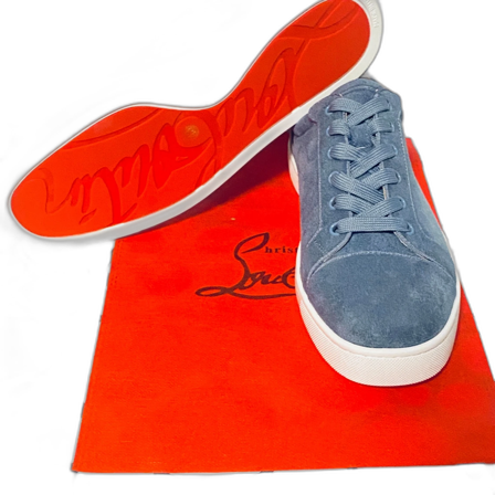 Blå mockasneakers från Louboutin