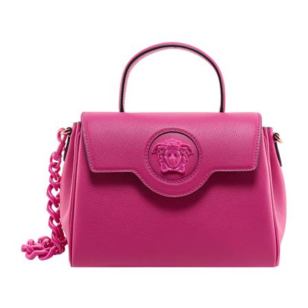 Versace, Handbag Dbfi 039Dvit 2T Roze, Dames, Maat:ONE Size,leer